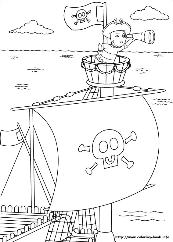 Plansa de colorat cu The Backyardigans 52 51